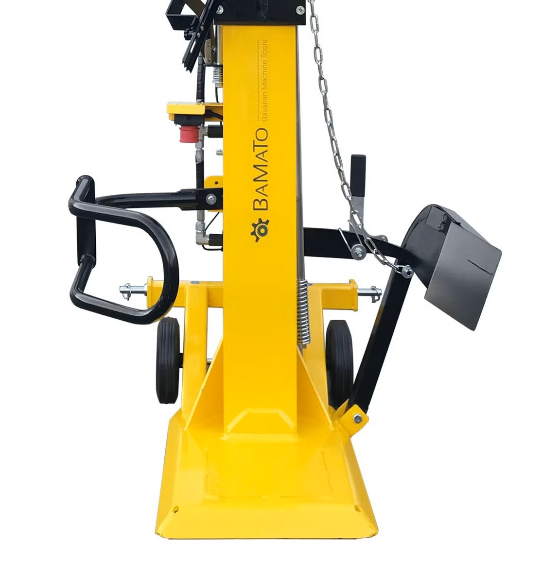 bamato holzspalter ho 30ep | 400v | 30 tonnen | zapfwellen & elektroantrieb | dreipunktaufhängung | inkl. fahrwerk und drehbarem stützrad bamato holzspalter ho 30ep | 400v | 30 tonnen | zapfwellen & elektroantrieb | dreipunktaufhängung | inkl. fahrwerk und drehbarem stützrad