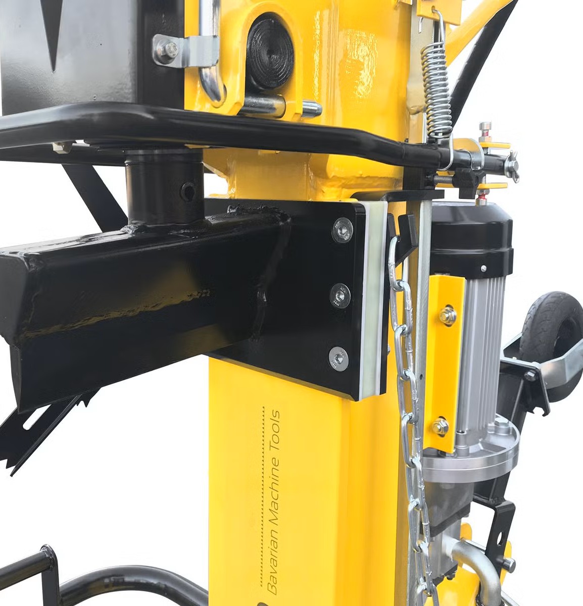 bamato holzspalter ho 30ep | 400v | 30 tonnen | zapfwellen & elektroantrieb | dreipunktaufhängung | inkl. fahrwerk und drehbarem stützrad bamato holzspalter ho 30ep | 400v | 30 tonnen | zapfwellen & elektroantrieb | dreipunktaufhängung | inkl. fahrwerk und drehbarem stützrad