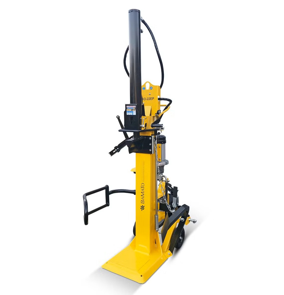 bamato holzspalter stehend ho 22ep | elektro und zapfwellenantrieb | 400 v elektromotor | spaltkraft 22 tonnen | max. spaltdurchmesser 350 mm | brennholzspalter mit zapfwellenantrieb bamato holzspalter stehend ho 22ep | elektro und zapfwellenantrieb | 400 v elektromotor | spaltkraft 22 tonnen | max. spaltdurchmesser 350 mm | brennholzspalter mit zapfwellenantrieb