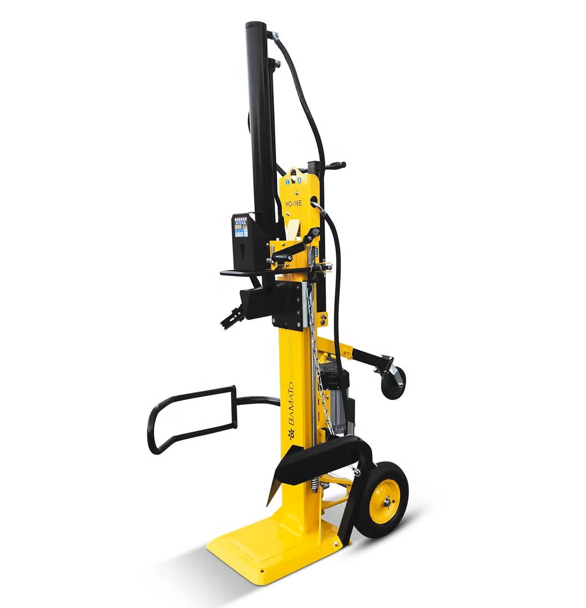 bamato holzspalter ho 16e | 400v | 16 tonnen | max. spaltlänge 1100 | 14,2 cm/s vorlaufgeschwindigkeit | brennholzspalter bamato holzspalter ho 16e | 400v | 16 tonnen | max. spaltlänge 1100 | 14,2 cm/s vorlaufgeschwindigkeit | brennholzspalter
