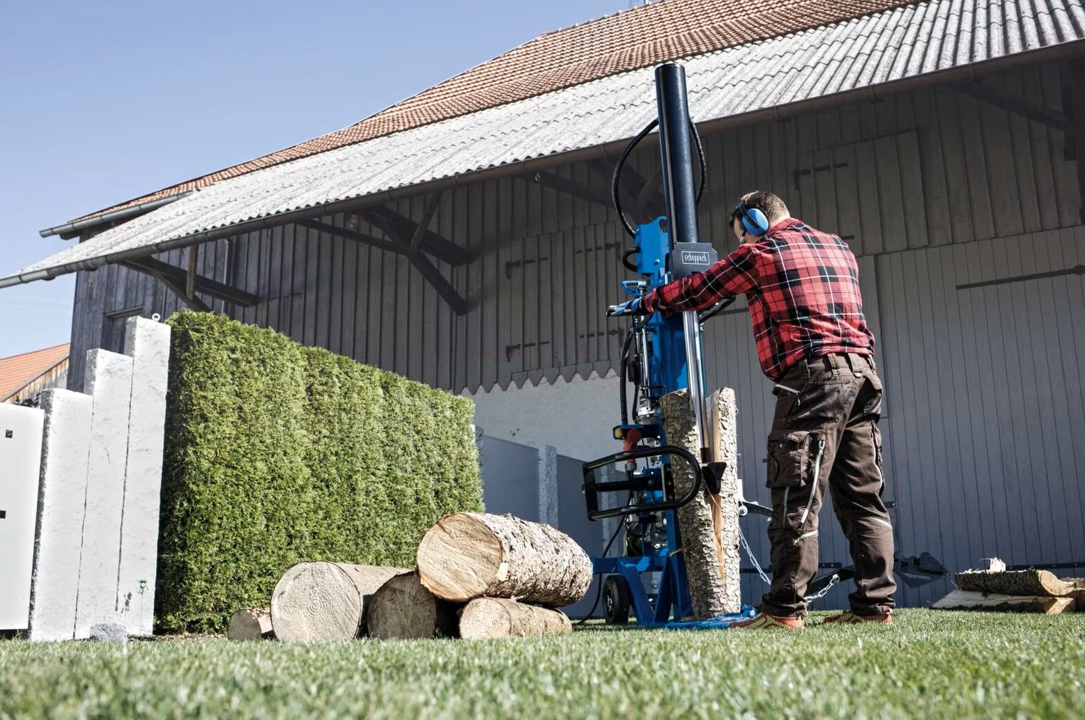 holzspalter stehend hl3000gm scheppach 400v | 5500w | 30 tonnen | motor & gelenkwelle | 110cm spaltgutlänge | 40cm spaltdurchmesser | mit stammheber holzspalter stehend hl3000gm scheppach 400v | 5500w | 30 tonnen | motor & gelenkwelle | 110cm spaltgutlänge | 40cm spaltdurchmesser | mit stammheber