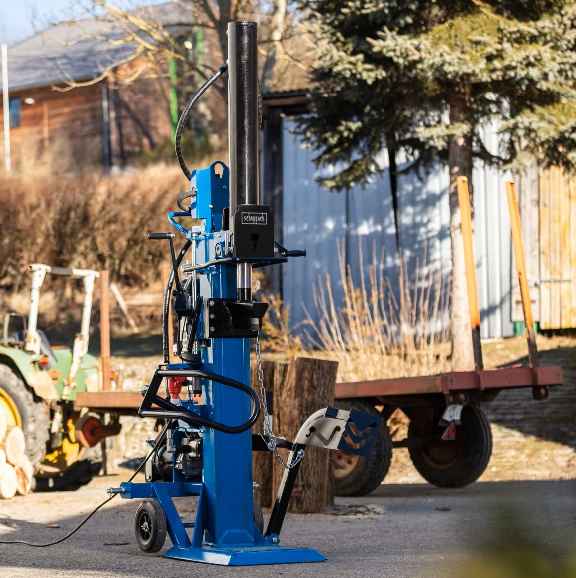 holzspalter stehend hl2550gm scheppach 400v | 5100w | 25 tonnen | motor & gelenkwelle | 110cm spaltgutlänge | 35cm spaltdurchmesser | mit stammheber holzspalter stehend hl2550gm scheppach 400v | 5100w | 25 tonnen | motor & gelenkwelle | 110cm spaltgutlänge | 35cm spaltdurchmesser | mit stammheber